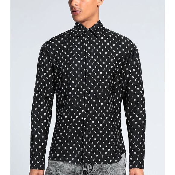 RARE Amiri x Playboy Silk Print Shirt - Picture 2 of 14